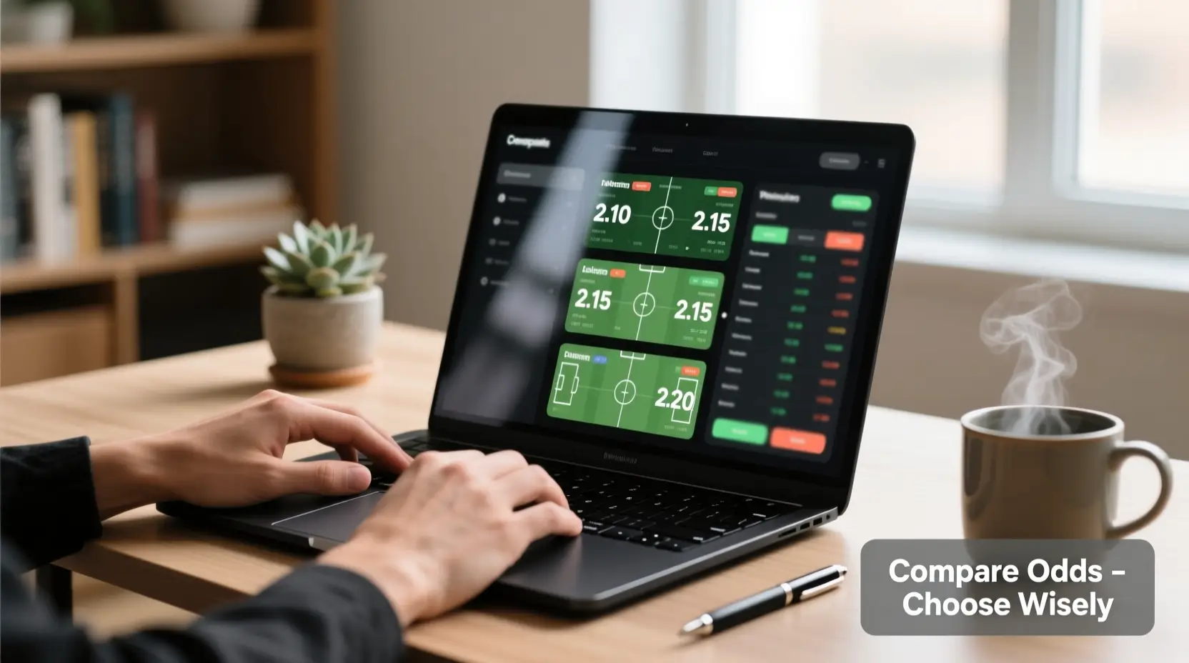 Comparação directa de odds entre diferentes operadores de apostas em Portugal